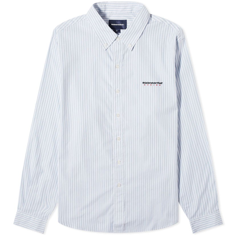Риза thisisneverthat thisisneverthat DSN Striped Shirt, Size Large Синьо | TN241WSHTL02-BLU