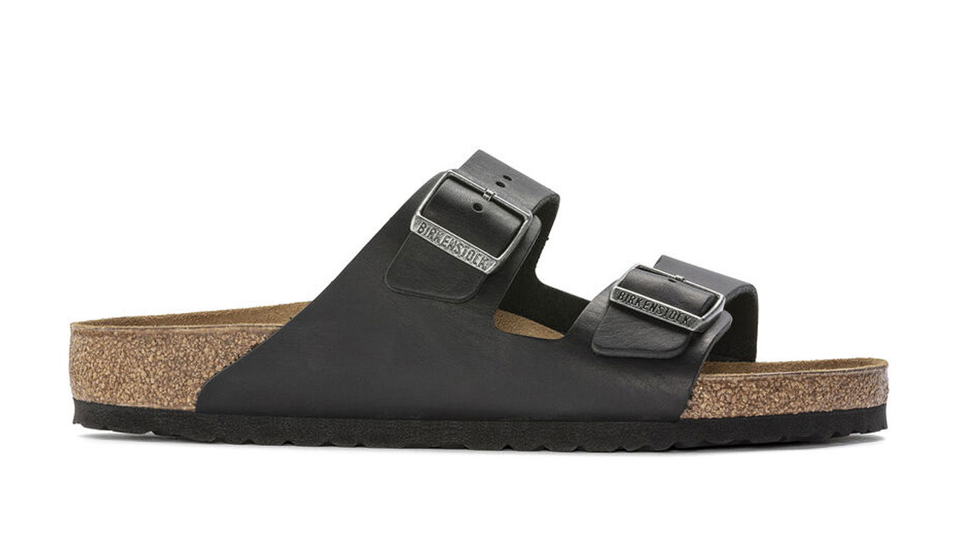 Кецове и обувки Birkenstock Arizona Natural Leather Narrow Fit W Черно | 1018720, 0