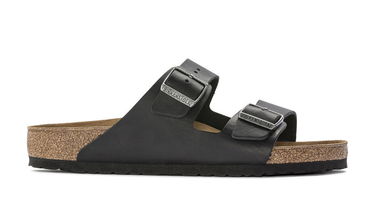 Кецове и обувки Birkenstock Arizona Natural Leather Narrow Fit W Черно | 1018720, 0