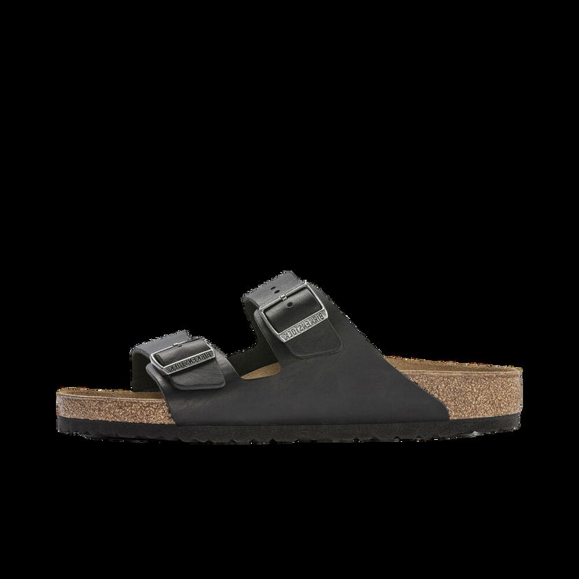 Кецове и обувки Birkenstock Arizona Natural Leather Narrow Fit W Черно | 1018720