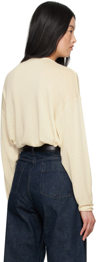 Тениска LEMAIRE Long Sleeve T-Shirt Бежово | TO1220 LK1015, 2