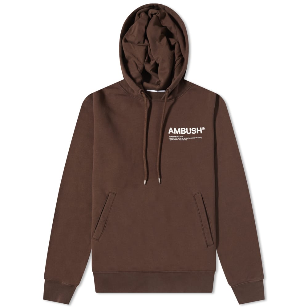 Суитчър Ambush Ambush Workshop Logo Popover Hoodie Кафяво | BMBB012S22FLE0016410, 0
