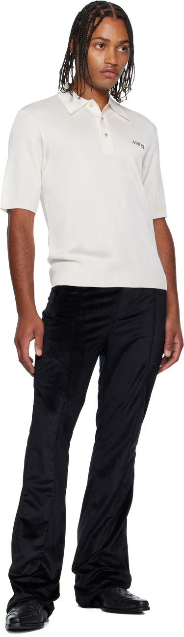 Спортни панталони AMIRI AMIRI Velvet Flare Track Pants Черно | AMPATP1023, 3