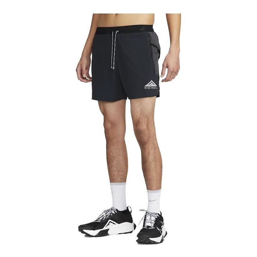 Къси панталони Nike Trail Running Shorts With Brief Liner Черно | DV9312-010