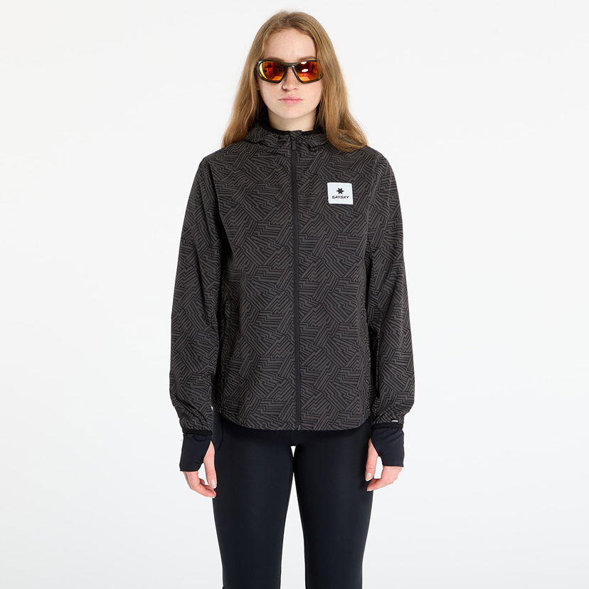 Ветровка Saysky Reflective Blaze Patterned Jacket Черно | OWRJA01C1050