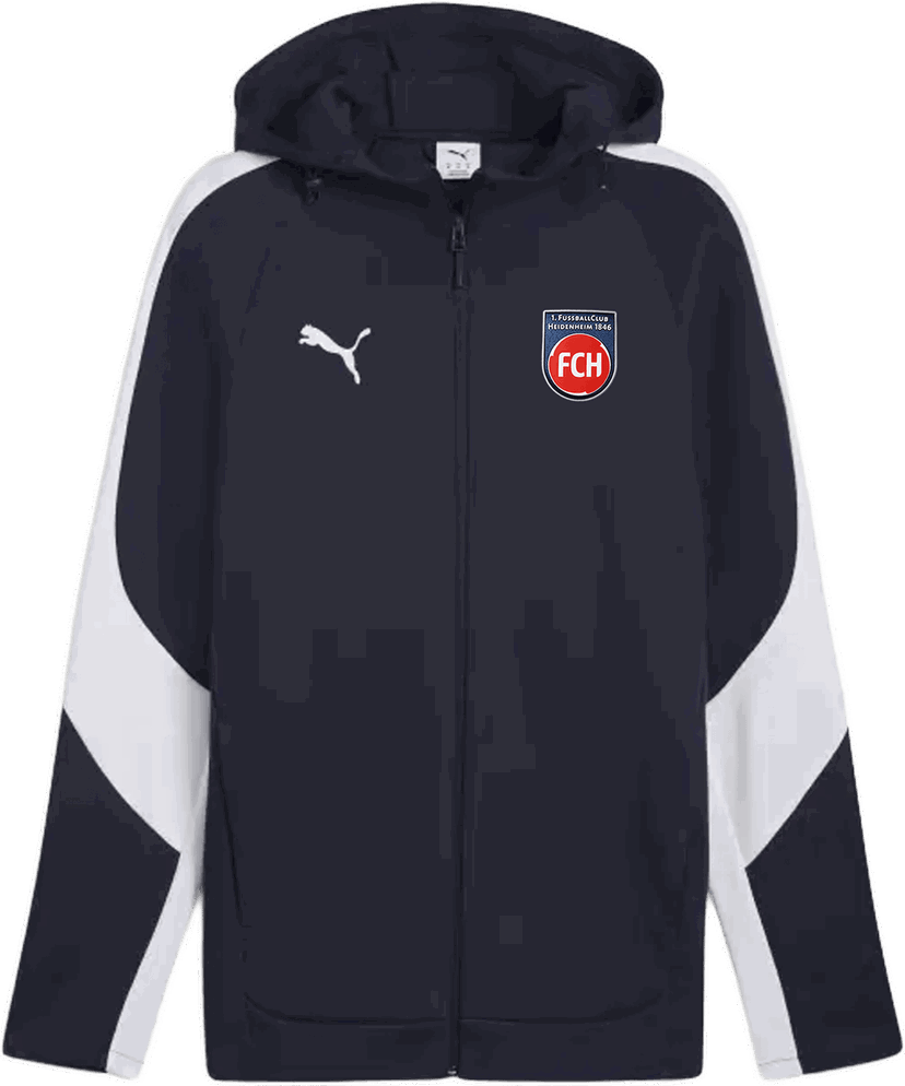 Суитчър Puma 1. FC Heidenheim Puma Hoody Тъмно синьо | 5fch659947-06