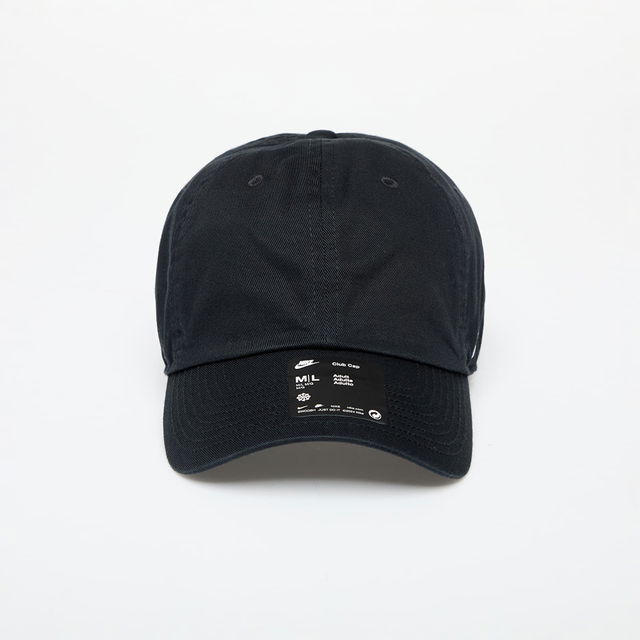 Club Cap Unstructured Cap Black/ White