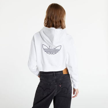 Суитчър adidas Originals Crop Hoodie Бяло | hk5170, 3