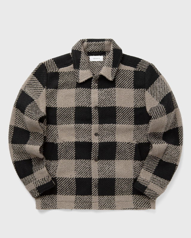 Jaiden Bouclé Check Overshirt