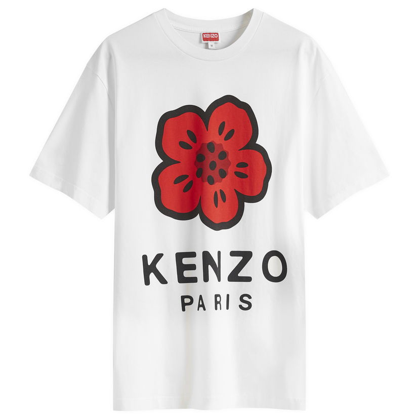 Тениска KENZO Boke Large Flower Бяло | FE65TS4754SO-02