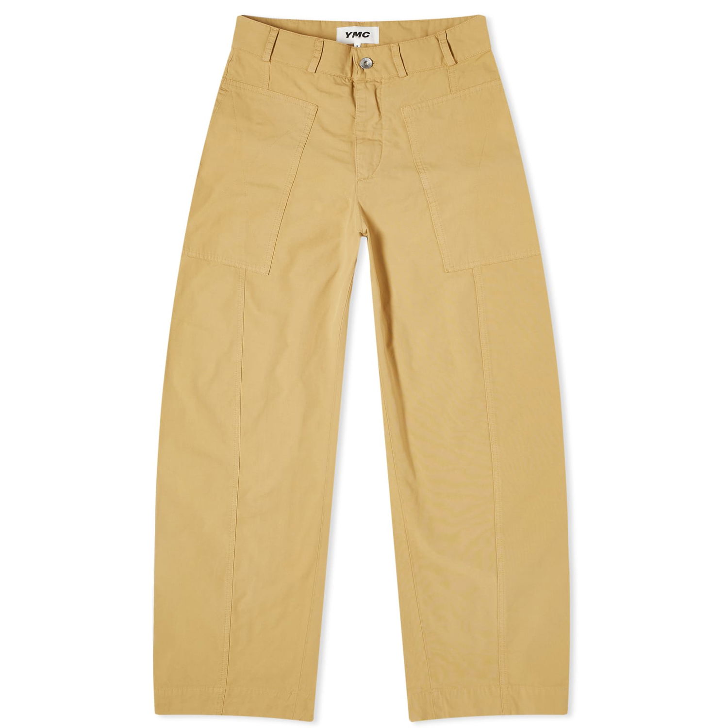 Карго панталони YMC Peggy Garment Dyed Trousers Жълто | Q4WAM-20, 1