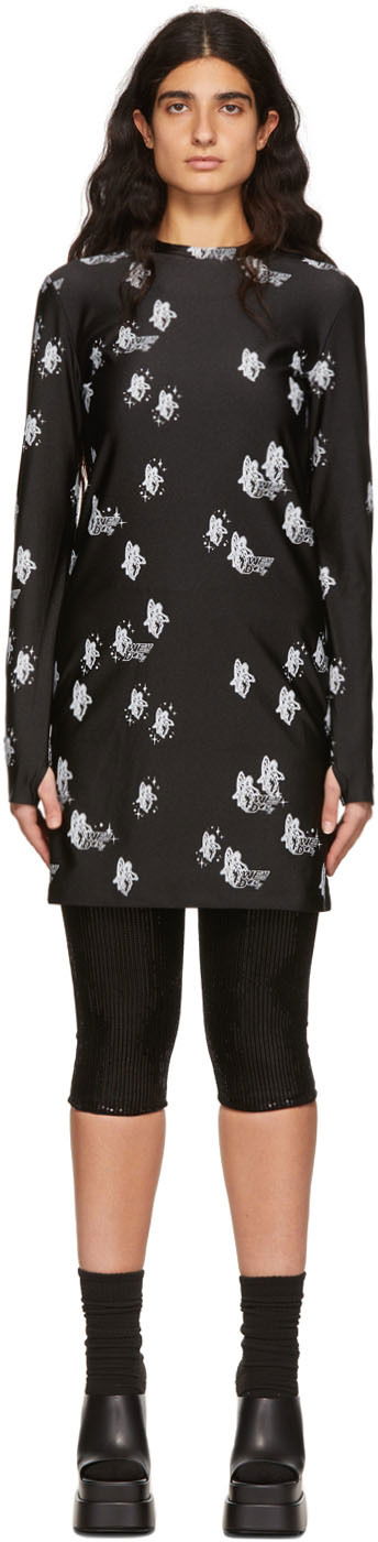 Pокля We11done We11done Artwork Mini Dress Черно | WD-TO1-22-720-W-BK, 0