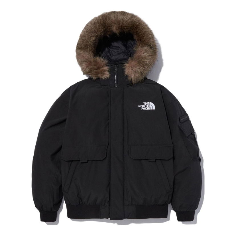Яке бомбър The North Face Logo Polar Air Down Bomber Jacket Черно | NJ1DN86A