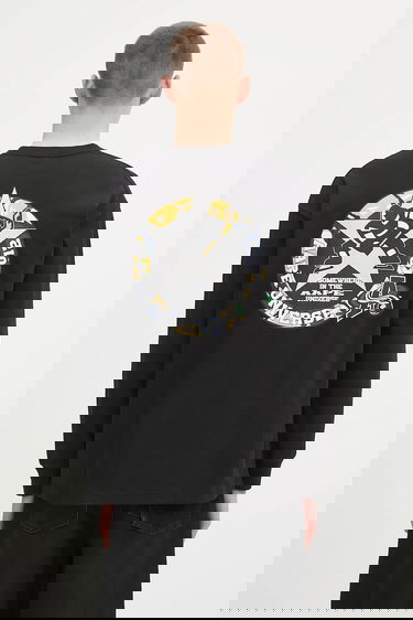 Тениска AAPE by A Bathing Ape AAPE Main Long Sleeve T-Shirt Черно | AAPLTM1544XXN, 2