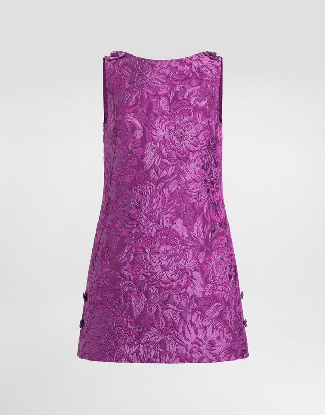 Dolce & Gabbana Brocade A-Line Mini Dress