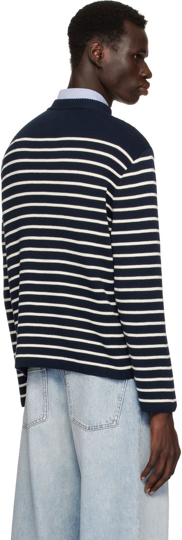 Пуловер Valentino Valentino Striped Sweater Тъмно синьо | 6V3KC33MAR6, 2