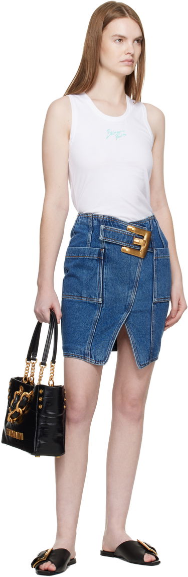 Голяма пазарска чанта Balmain Small 1945 Soft Tote Черно | GN1FD871LETF, 3