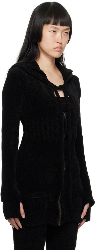 Пуловер Ottolinger Ottolinger Extended Hooded Cardigan Черно | 706702, 1
