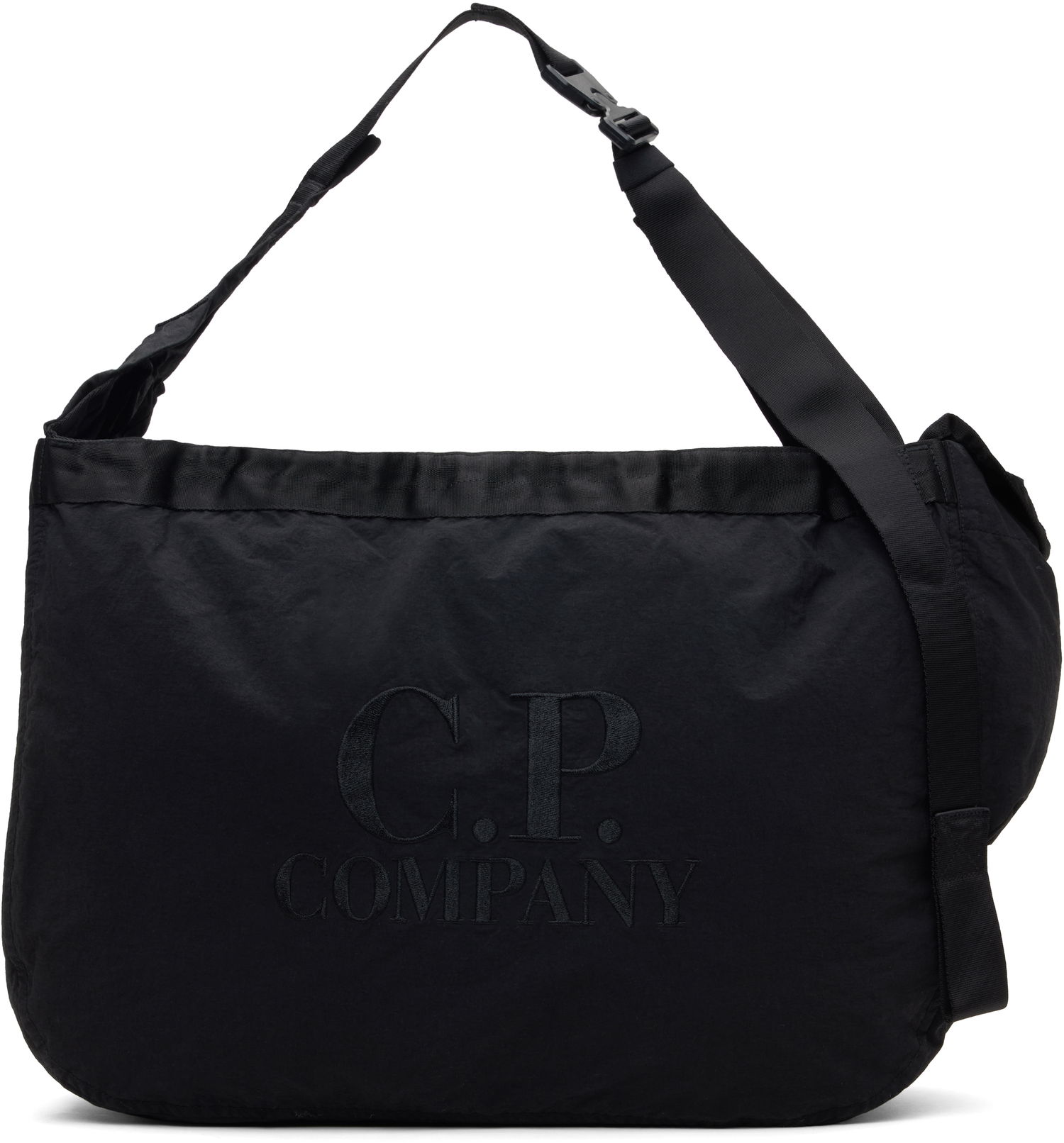 Голяма пазарска чанта C.P. Company Plain Paper Touch Tote Черно | 17CMAC208A-110188G, 0