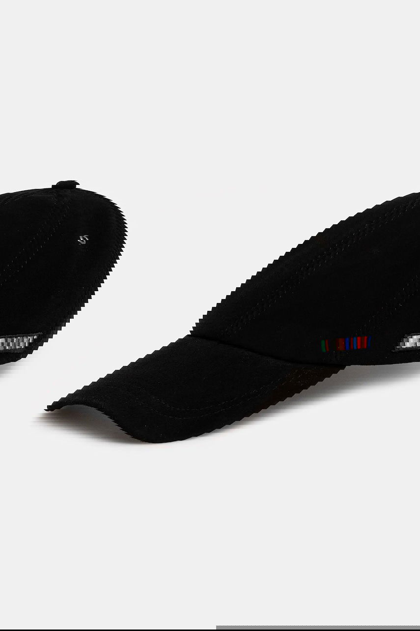 Шапка с козирка Paul Smith Paul Smith Suede Baseball Cap Черно | M1A.987DT.T660, 0