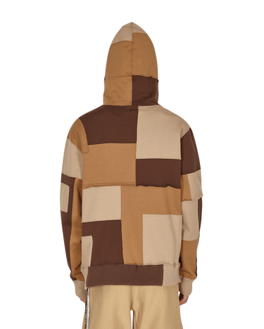 Суитчър Mastermind WORLD Patchwork Hoodie Кафяво | MW21S07-SW025-010 003, 6
