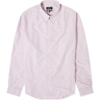Риза A.P.C. Greg Log Button Down Stripe Shirt Червено | COGUH-H12499-GAB, 1