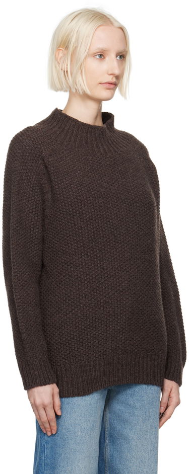 Пуловер YMC YMC Loretta Knit Sweater Кафяво | Q8XAQ, 1