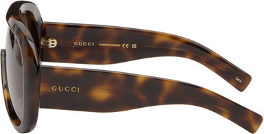 Tortoiseshell Rectangular Frame Sunglasses, 2