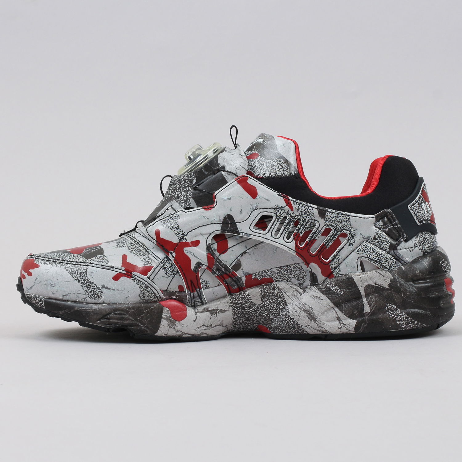 Кецове и обувки Puma Disc Blaze Camo x Trapstar p black - p white - barbcherry Многоцветен | 361647 01, 1