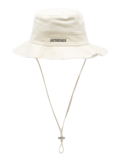 Шапка Jacquemus Le Bob Artichaut Bucket Hat Бяло | 22E213AC002-5001-110