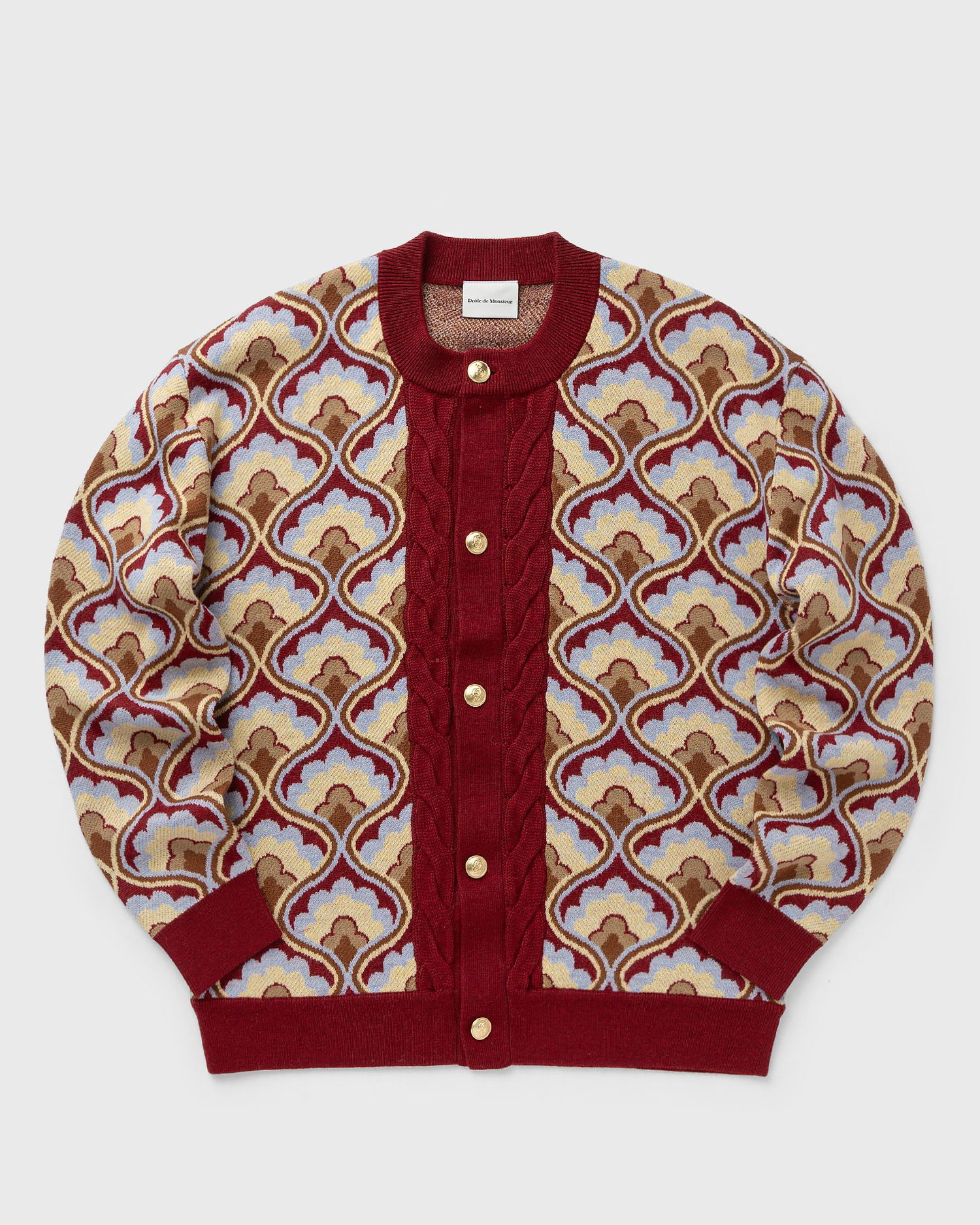 Пуловер Drôle de Monsieur Drole de Monsieur Le Tapisserie Cardigan Червено | G-CA134-WO021-RD, 0