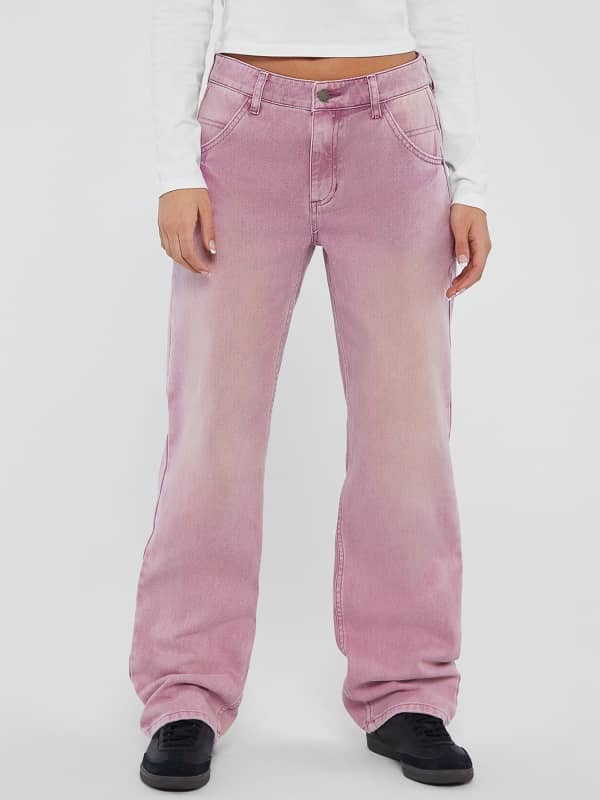 Панталони и дънки GUESS Originals Mid Rise Carpenter Pant Бежово | W4GG10D4SB0, 0