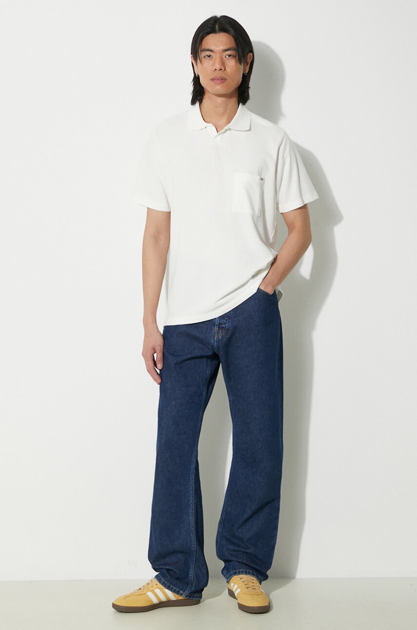 Поло тениска Universal Works Universal Works Vacation Polo Shirt Бяло | 30603.OFF.WHITE, 1