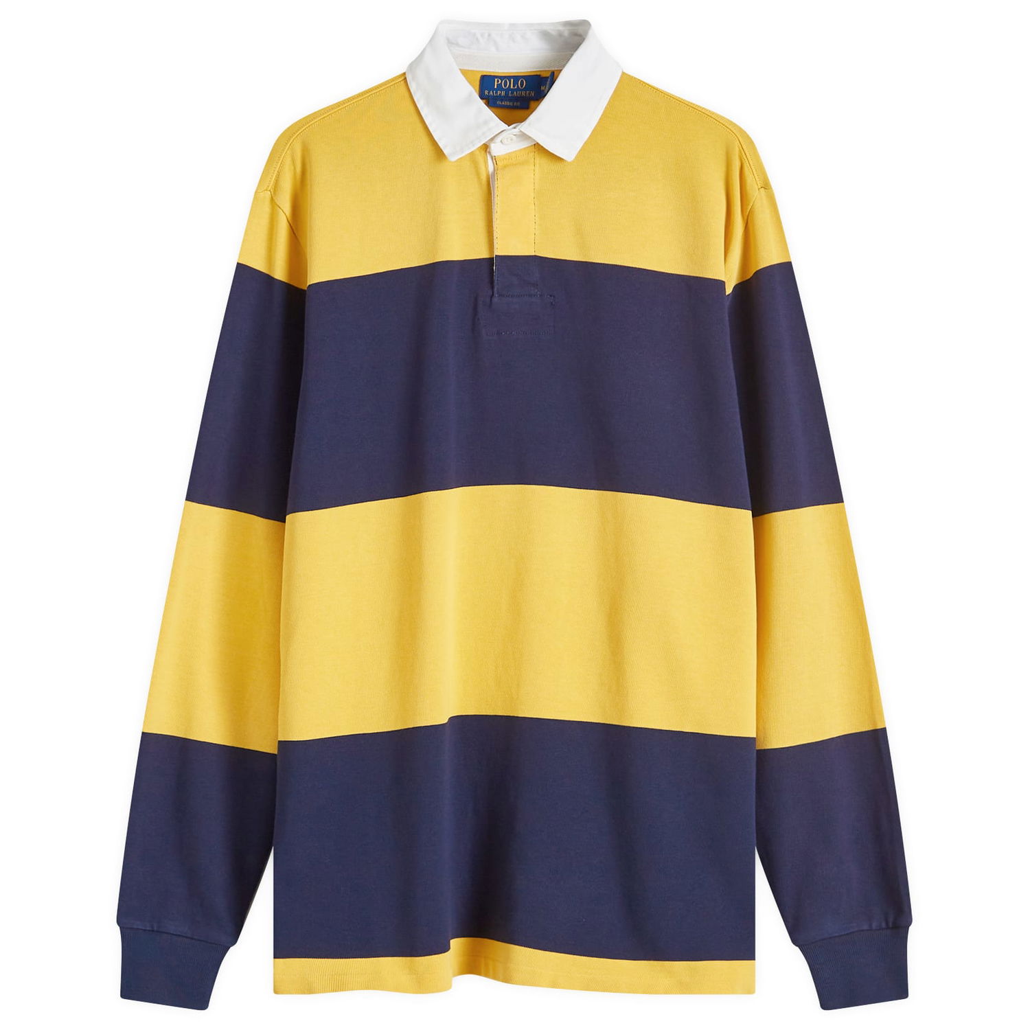 Поло тениска Polo by Ralph Lauren Block Stripe Rugby Shirt Жълто | 710941594004, 0