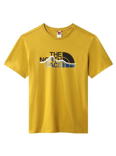 Тениска The North Face Mountain Line T-shirt Жълто | NF0A7X1N76S