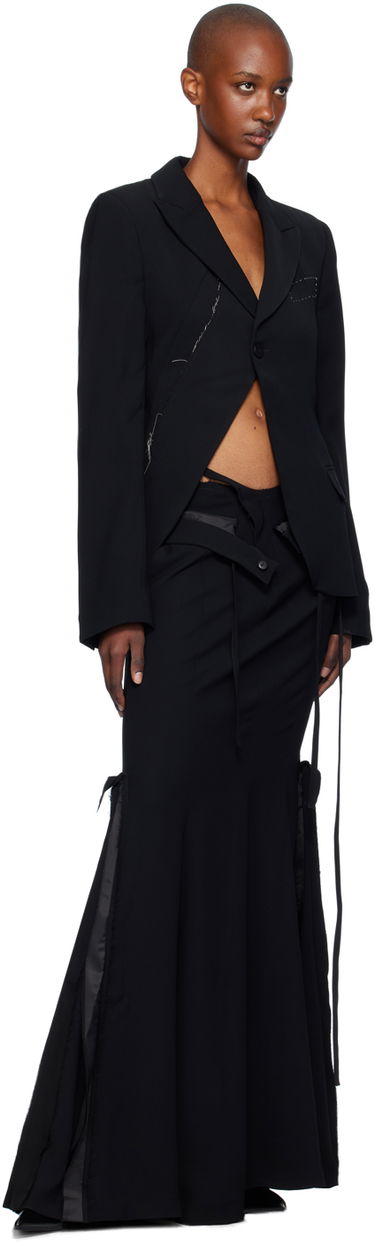 Пола Ottolinger Ottolinger Mermaid Suit Maxi Skirt Черно | 1230401921, 3