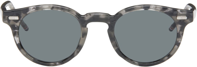 Слънчеви очила Thom Browne Round Acetate Sunglasses Сиво | UES404A-G0002