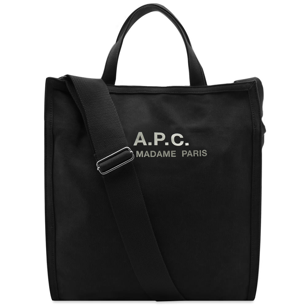 Голяма пазарска чанта A.P.C. Recuperation Tote Bag Черно | CODBM-H61318-LZZ, 0