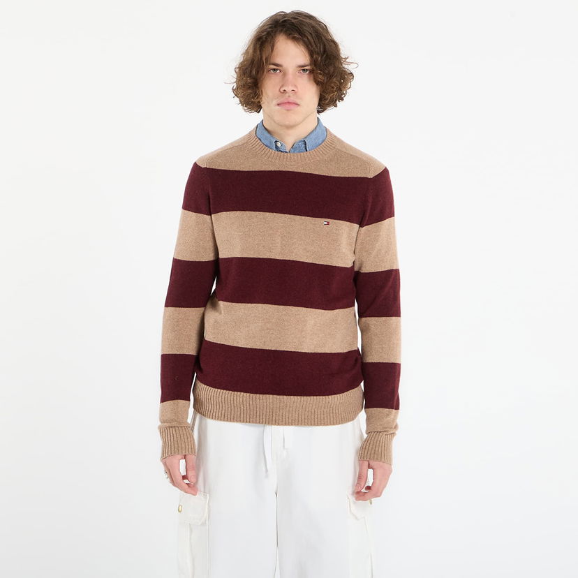 Пуловер Tommy Hilfiger Striped Lambswool Crew Neck Sweater Многоцветен | MW0MW36535 0BQ