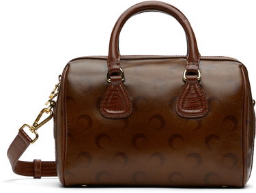 Дамска чанта Marine Serre Marine Serre Moon Airbrushed Leather Strike Bag Кафяво | WBA019A CLEA0053, 0