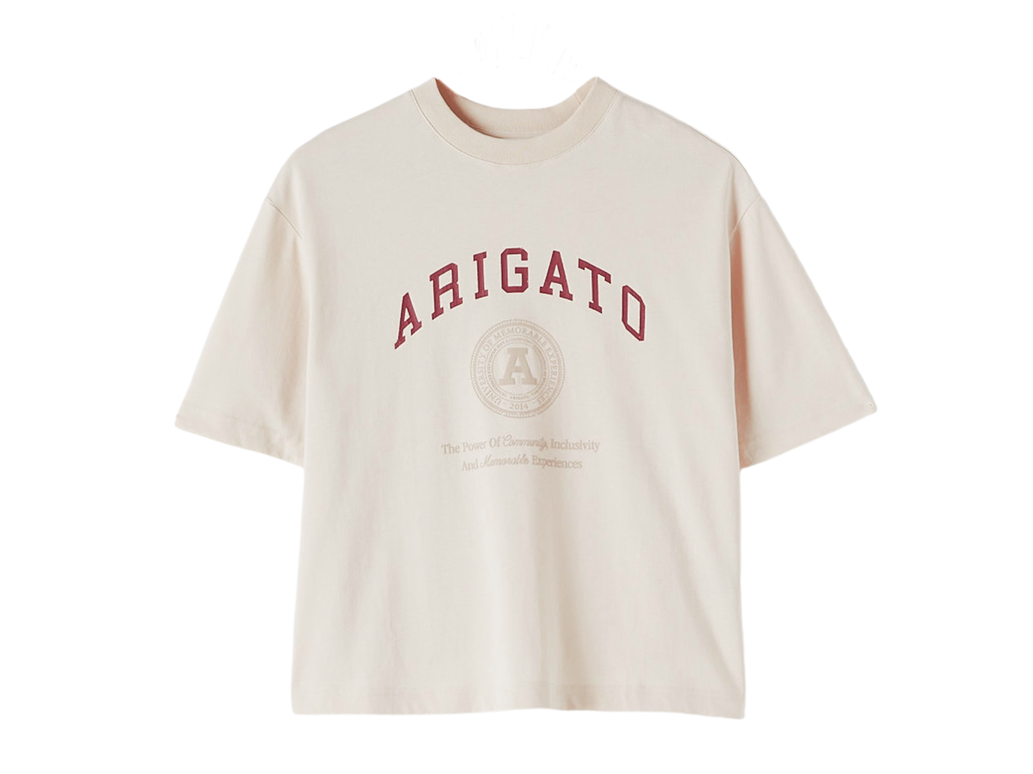 Тениска AXEL ARIGATO Arigato University T-Shirt Бежово | A0992001, 0