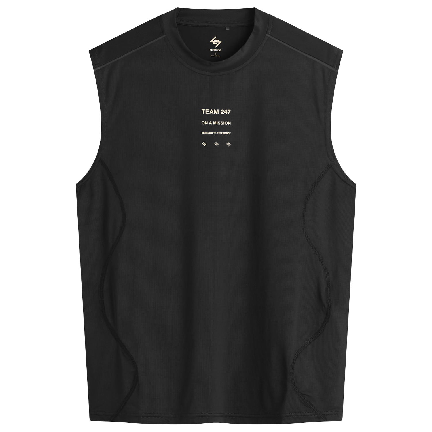 Потник Represent Clo 247 Mesh Runner Tank T-Shirt Черно | 247M100019-01, 0
