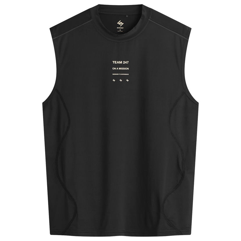 Потник Represent Clo 247 Mesh Runner Tank T-Shirt Черно | 247M100019-01