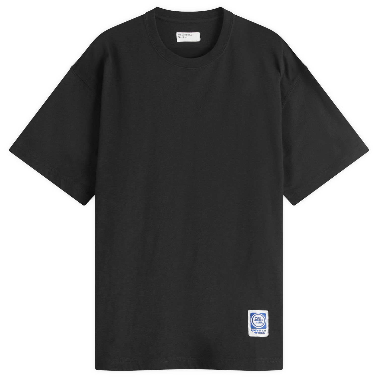 Тениска Universal Works Loose Fit T-Shirt, Size Large Черно | P32054-BLK, 1