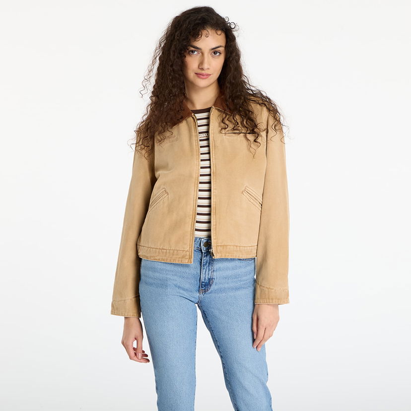 Яке GUESS Originals Cropped Workwear Jacket Бежово | W5BN80WG163-G1K9