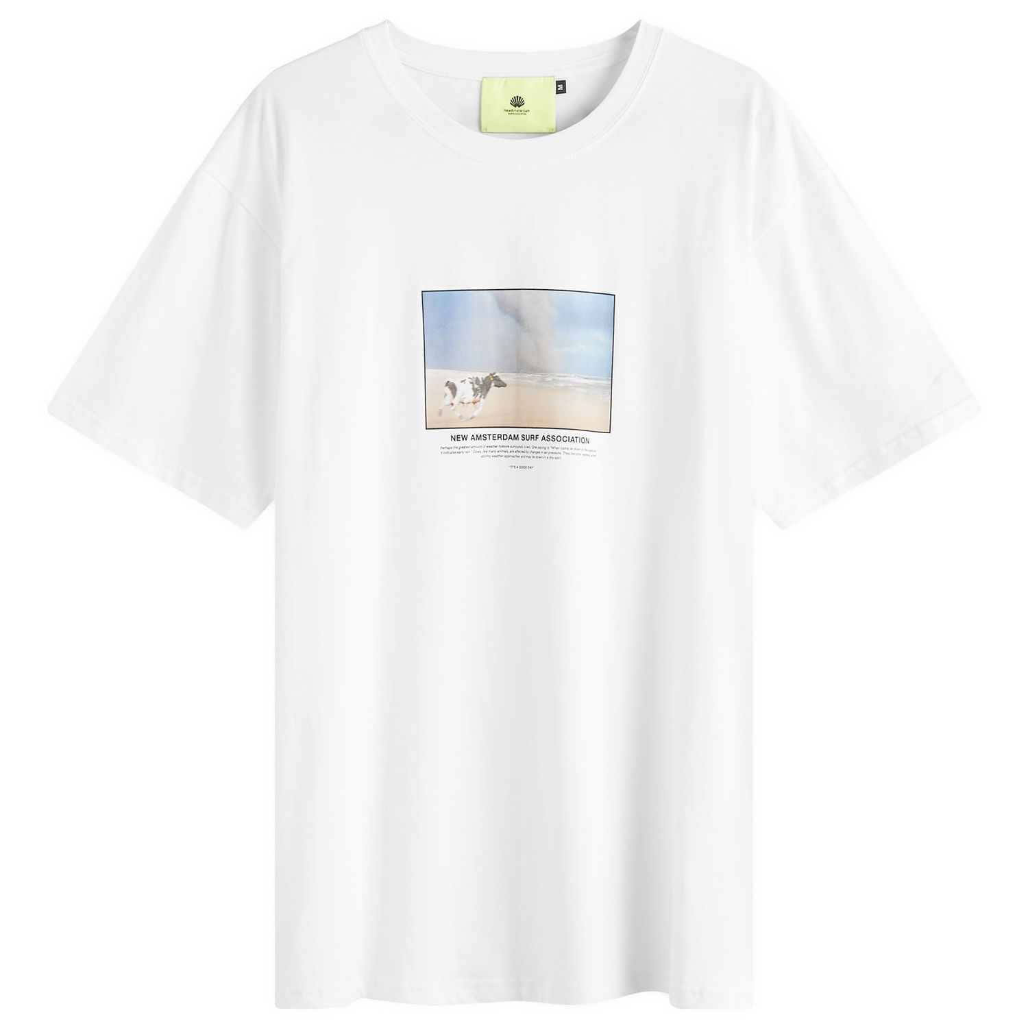 Тениска New Amsterdam Surf Association New Amsterdam Cow T-Shirt Бяло | 2402139002, 0