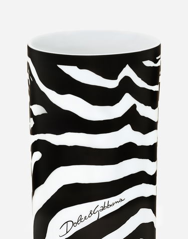 Домашен декор Dolce & Gabbana Dolce & Gabbana Cylindrical Porcelain Vase Onesize Многоцветен | TCC196TCAMXUZ003, 2