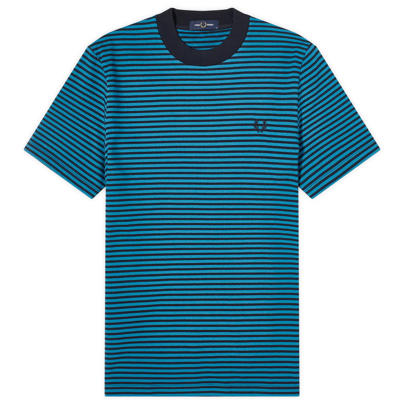 Тениска Fred Perry Fine Stripe Heavyweight Синьо | M6581-V35