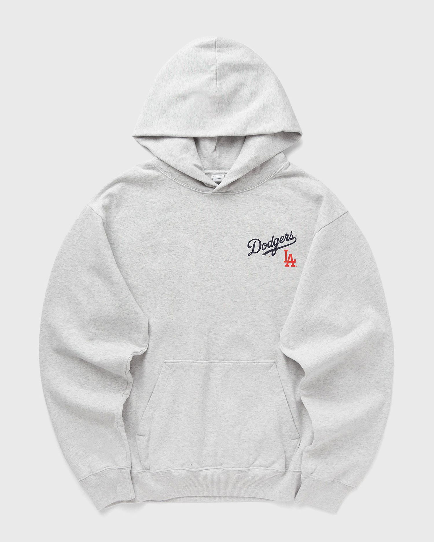 Суитчър Sporty & Rich Dodgers Serif Fleece Hoodie Сиво | ST070627666GY03, 0