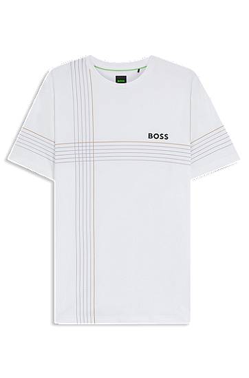 BOSS Active Stretch Slim Fit Tee with Moisture Management